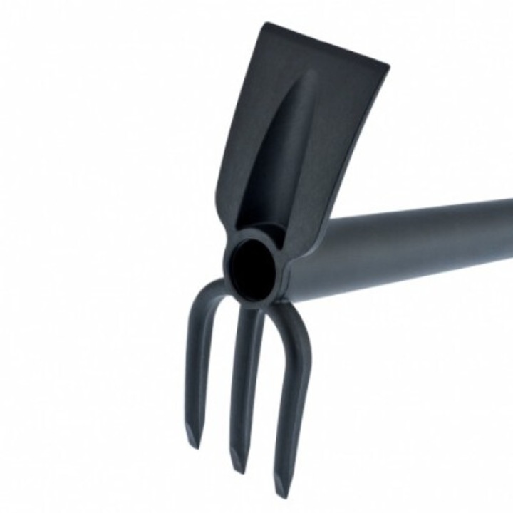 Kerti lapát és kultivátor, Műanyag, 75 mm, Fekete