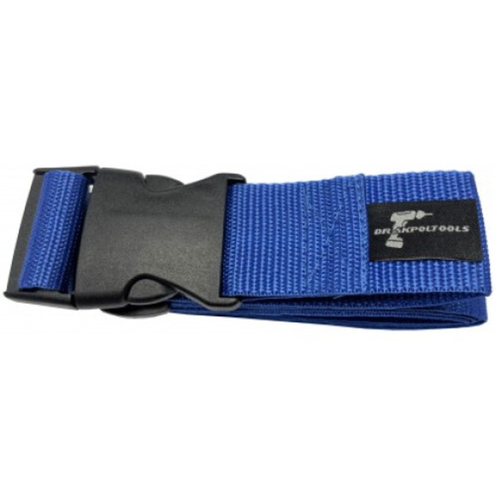 Ремък за багаж, Motovision, 40mm x 1500mm, син/черен