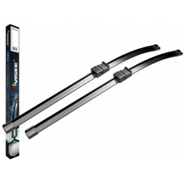 Set Stergatoare, VISEE, Pentru Opel, 550 x 450 mm, Rezistent UV, Negru