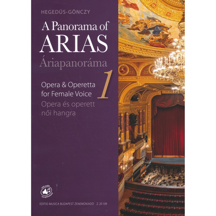 Arii din operă 1. - Arii de operă ușoare și fragmente de operetă pentru voce feminină (cu material audio online)