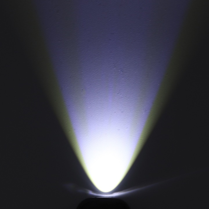 COB работен фенер, longziming, преносим, 5 режима, презареждаем, USB, бял и червен, 79 г