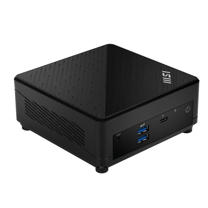 Настолен компютър MSI CUBI 5 12M-005EU, 9S6-B0A811-212.16GB.500SSD, Intel Core i3-1215U (6-ядрен), Intel Iris Xe Graphics, 16 GB 3200 MHz DDR4, Black