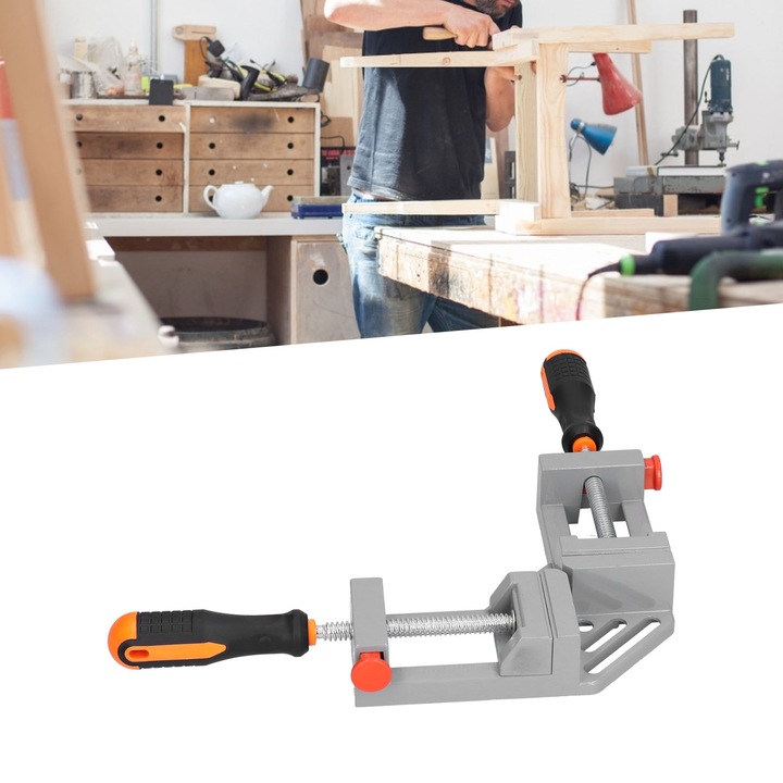 Jormftte derékszögű szorító, 350x280mm, maximális nyitás 65mm