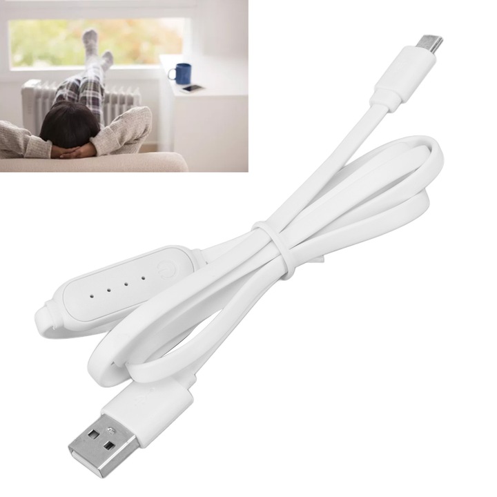 USB 5V hőmérséklet-szabályozó, Jormftte, 3 sebesség, 104.3cm hosszabbító kábel