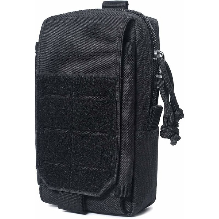 Taktikai telefontáska, Jormftte, 600D Oxford anyagból, vízálló, multifunkcionális, 20x10x5cm