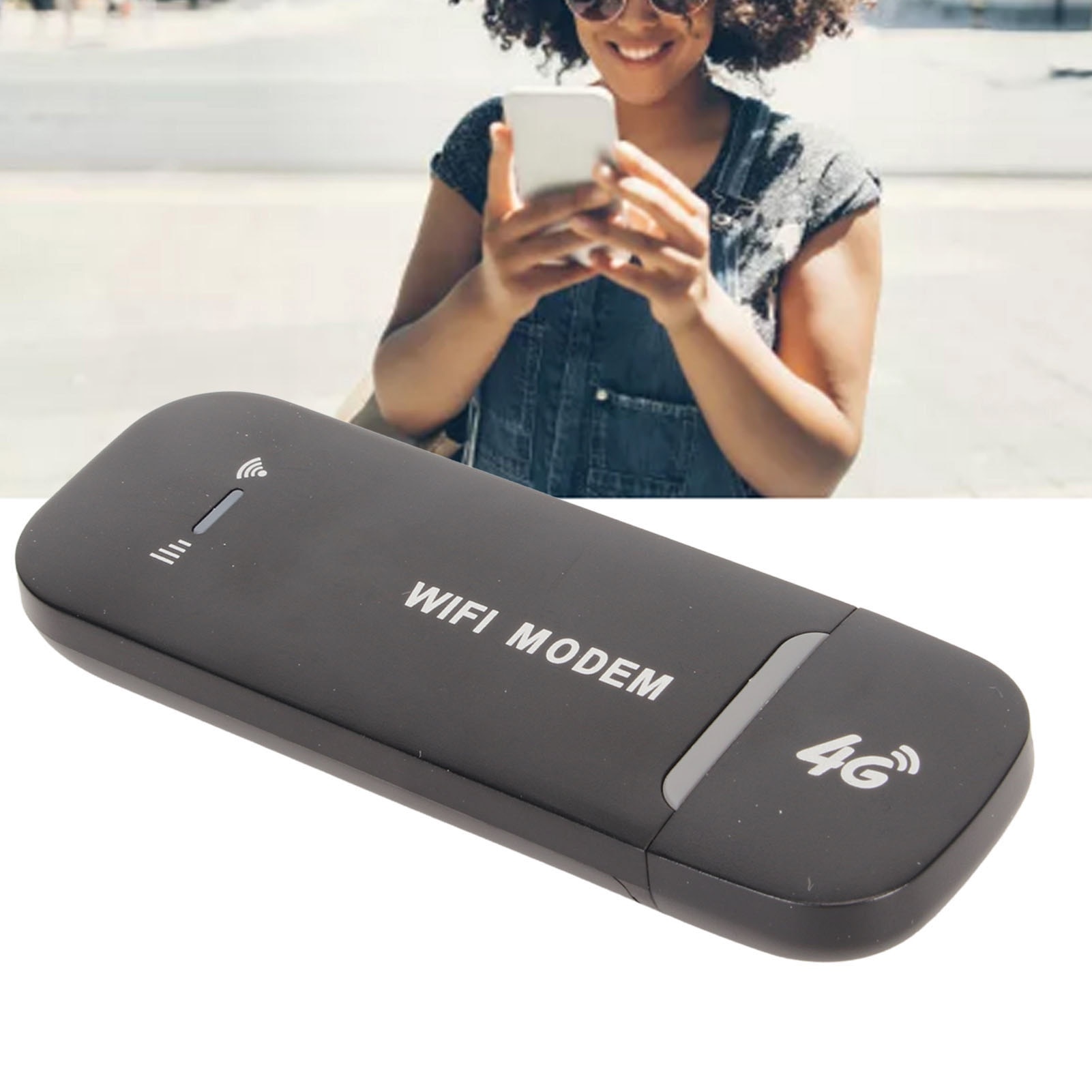 Mini Sim Modem Modem WiFi 4G LTE Mmgoqqt, 150Mbps, 10 utilizatori, Micro SIM, portabil ...