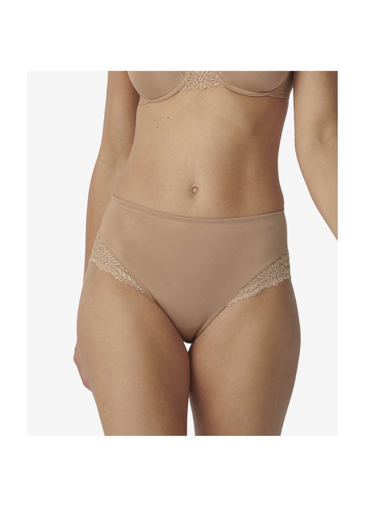 Chiloti cu talie inalta, Triumph, Ladyform Soft, poliamida, bej, 46EU