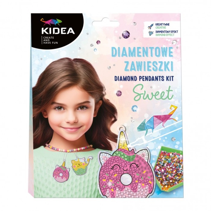 Set artizanat Sweet Kidea, 5 culori, 170x210x14mm
