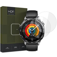 Set 2 folii protectie transparente HOFI Glass Pro Tempered Glass 0.3mm 9H compatibil cu Huawei Watch GT 5 46mm