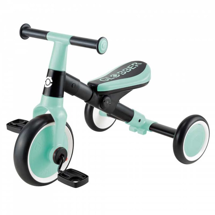Детска триколка Globber Learning Trike 2 в 1, ментово зелена