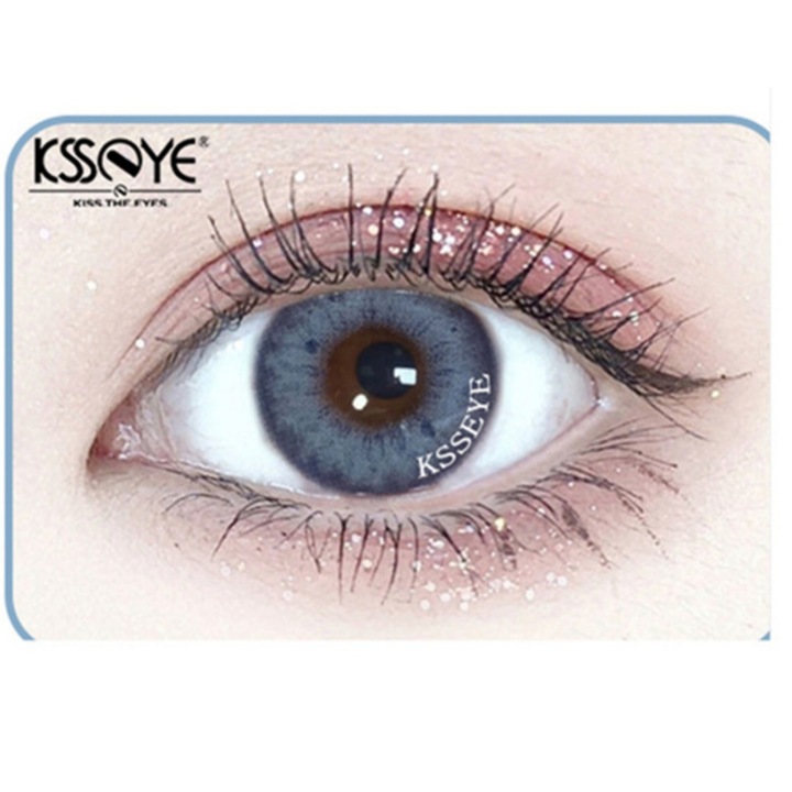 Цветни контактни лещи, Blackspot Blue 365 Wear, Козметика, Без диоптър