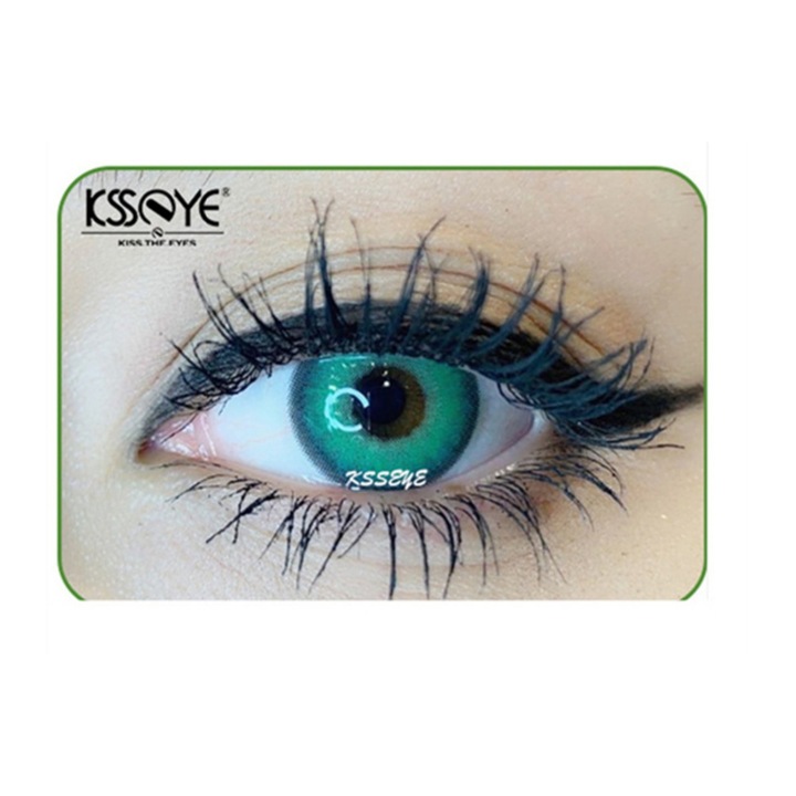 Цветни контактни лещи, Himalaya Green 365 Wear, Козметика, Без диоптър