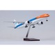 Macheta avion KLM Boeing B747, plastic dur, 47 cm, scara 1:157