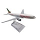 Macheta avion Air Ethiopian Boeing B777, metal, 16 cm, scara 1:400