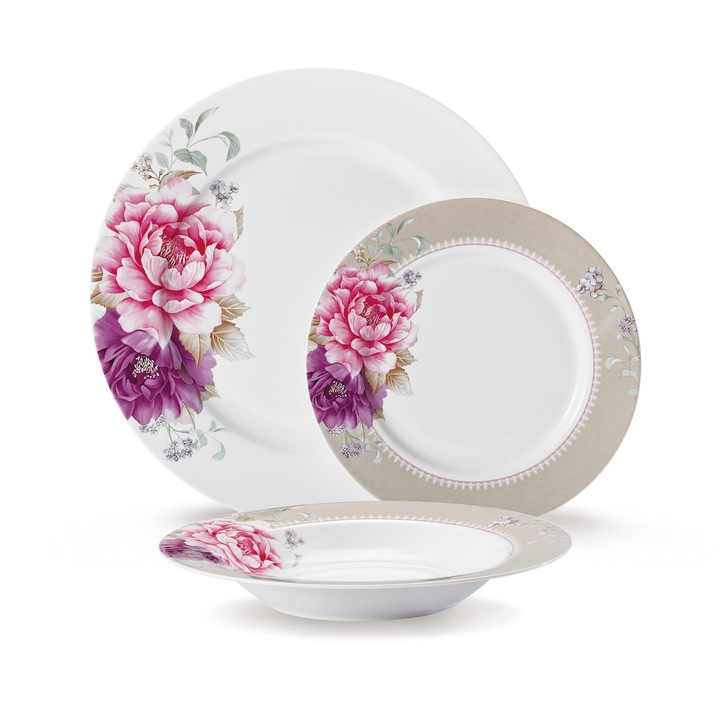 Сервиз за хранене Morello, Florence, 18 части, костен порцелан