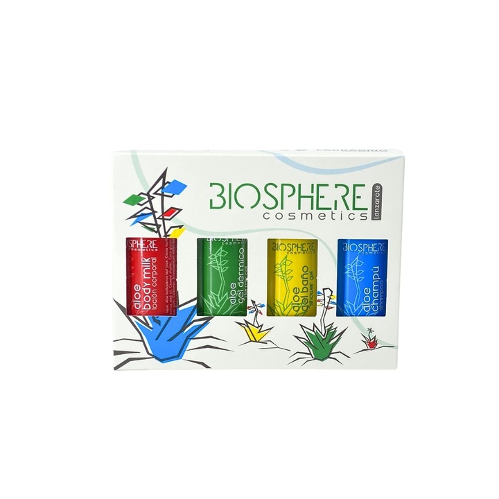 Biosphere Lanzarote kozmetikai készlet, Aloe Plus Lanzarote, 4 db. x 100 ml