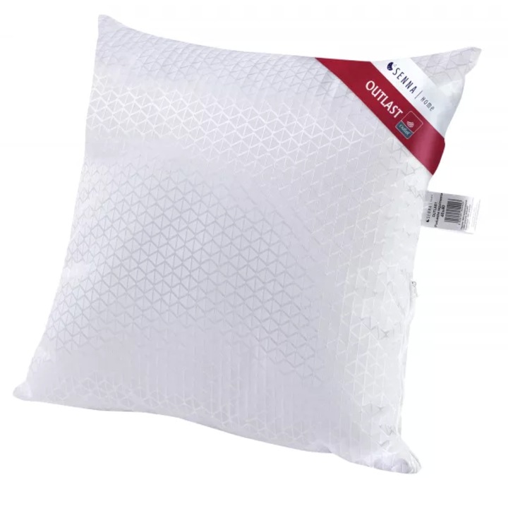 Perna reglabila Senna Home OUTLAST, 40x40cm, alb, 250g