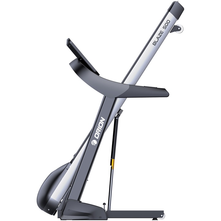 Banda de alergat electrica Orion Blaze 500, motor 3 CP, viteza 1-16 km/h, Bluetooth+App (Fitshow / Kinomap / Ziwft), inclinare automata, greutate maxima suportata 120 kg