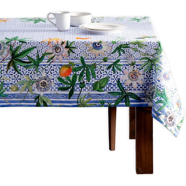 Fata de masa din bumbac, 160cm x 220cm, multicolor