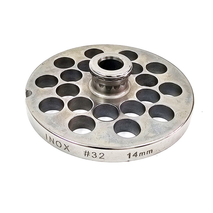Sita inox AISI 420, TC32 nr. 32, gauri de 14 mm, pentru masina de tocat carne, 4754 A Reber RBR322601
