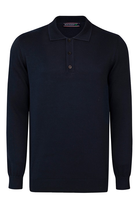 Felix Hardy, Pulover polo de bumbac, Albastru ultramarin