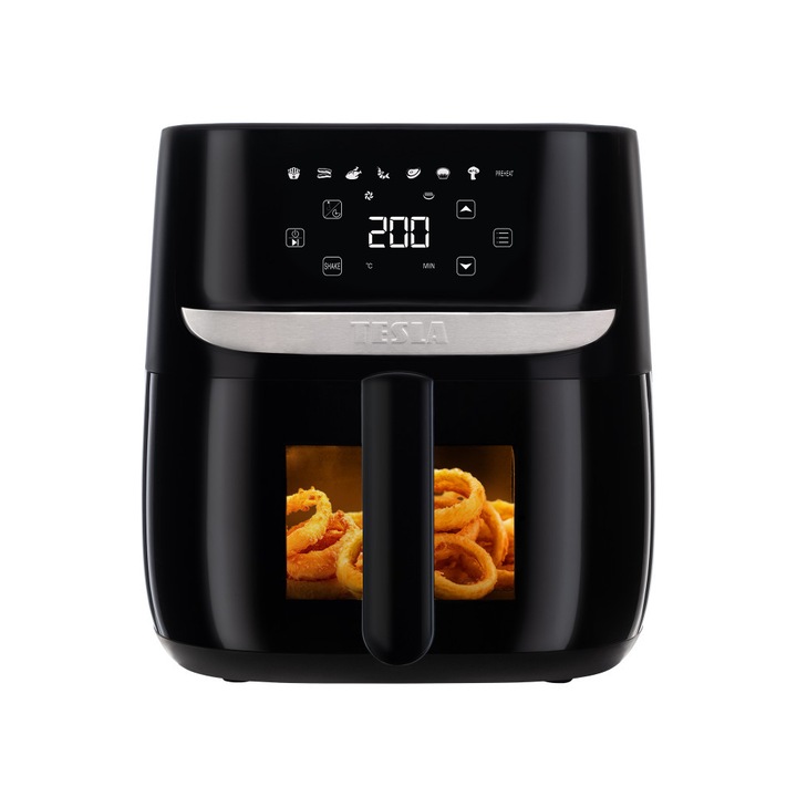 Friteuza Jata JEFR1227, 1500 W, 4.5L, control temperatura, negru, 21.5x11cm