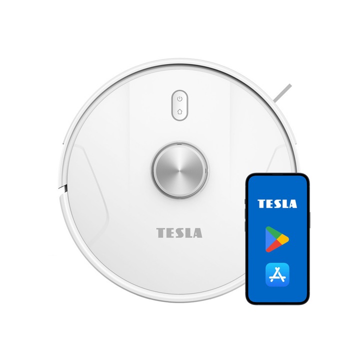 TESLA Robostar IQ700 Интелигентен робот прахосмукачка с лазерна навигация, мокро-сухо, 3000 Pa