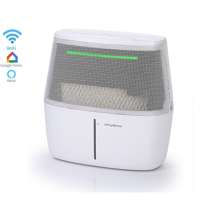 Alaze PRO párásító, 6, 7 liter/nap, páratartalom szenzor színekkel, higrosztát, felület 40 négyzetméter