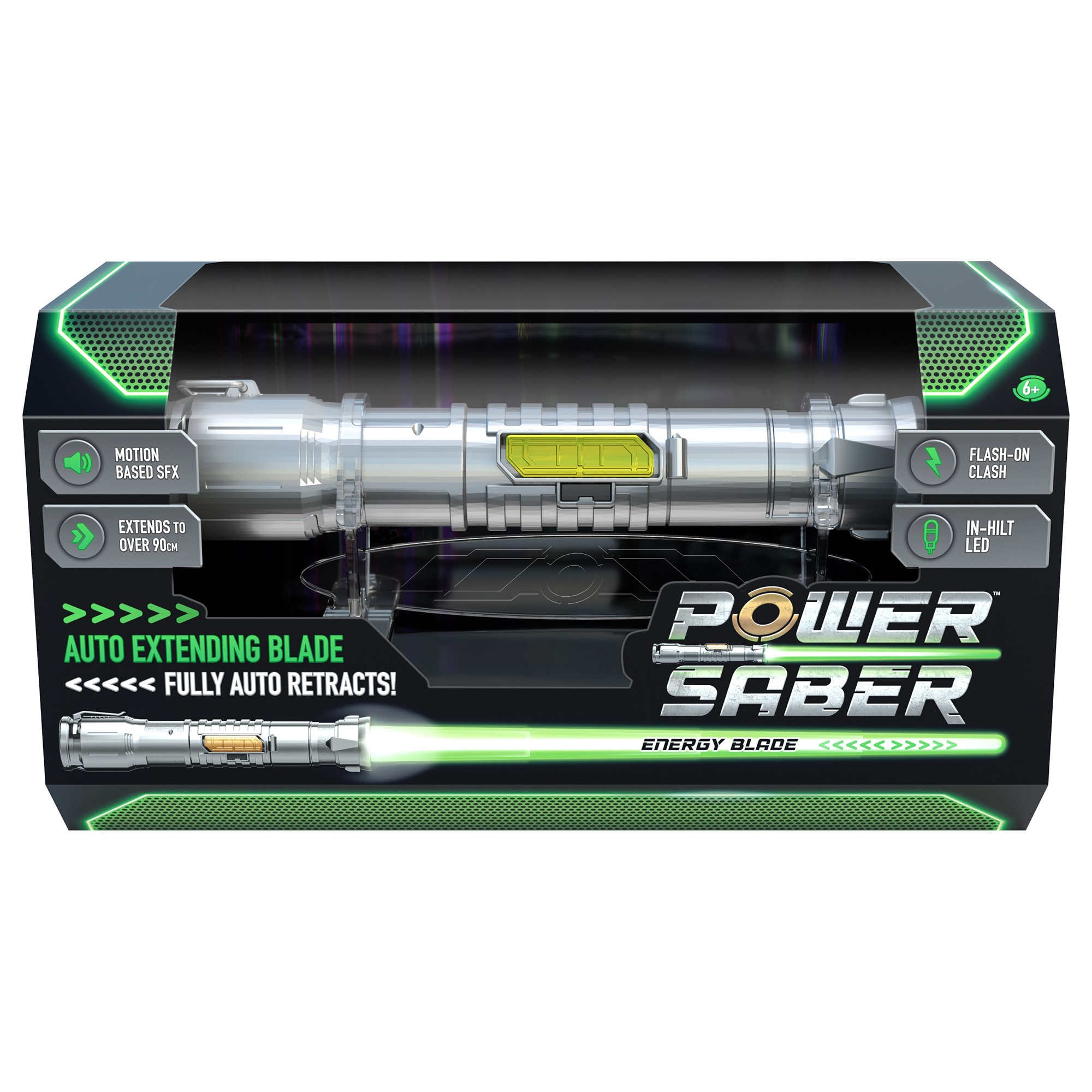 Sabie extensibila electronica Power Saber, verde - eMAG.ro
