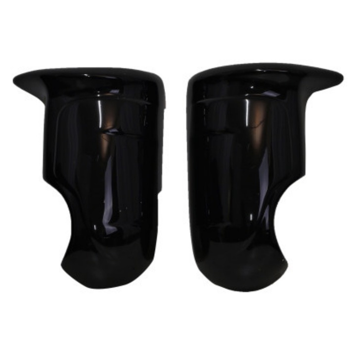 Set Capace Oglinzi Tip Batman idealStore, Compatibile Ford Transit 2003-2014, Negru Lucios, Rezistente UV, Aspect Elegant, Montaj Usor