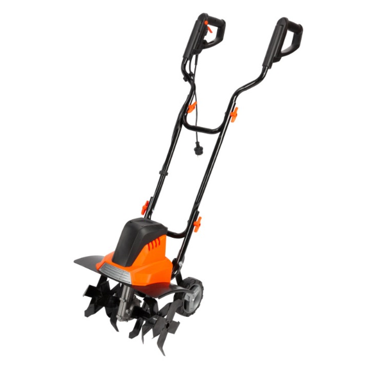 Електрически култиватор Evotools ET 1500, Мощност 1500W, Работна ширина 40 см, Максимална работна дълбочина 22 см, 24 ножа