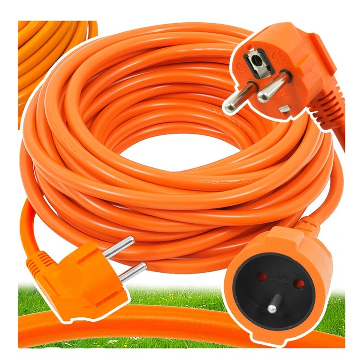 Kerti hosszabbító kábel, Verke, földeléssel, 3x1.0mm, 20m, V70111