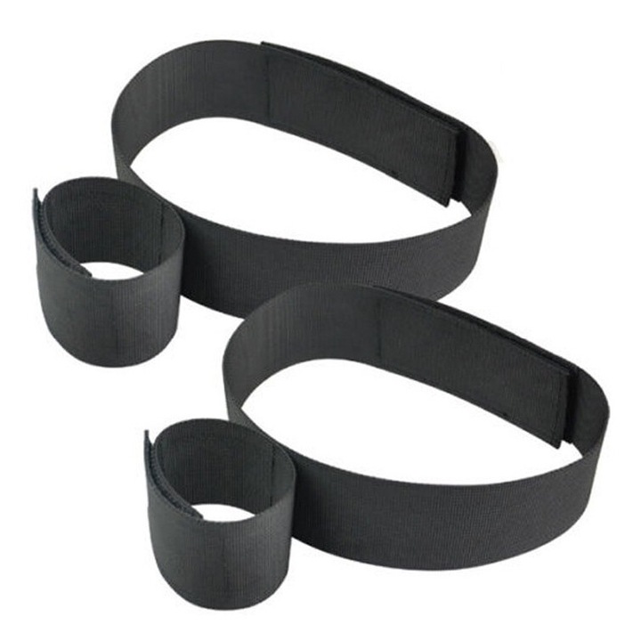 Белезници с презрамка Night Fantasy, Найлон, 5 см ширина, максимум 55 см обиколка на рамото