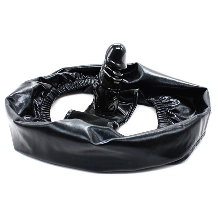 BDSM szett, Night Fantasy, majtki anális pénisszel, bakelit, 82cm