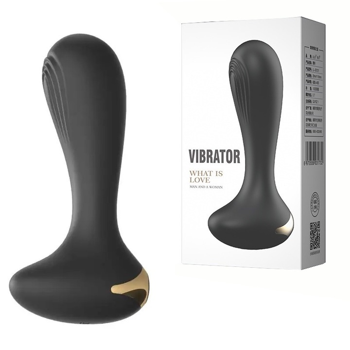 Night Fantasy prosztata vibrátor, 10 vibrációs mód, szilikon, 29mm x 135mm