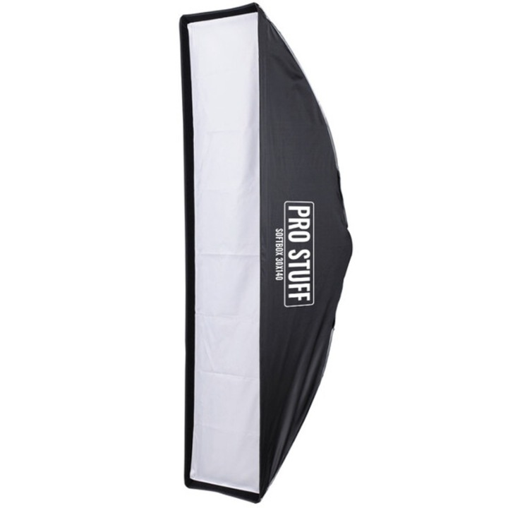 Softbox Strip pentru fotografii, ProStuff, 30x140 cm, Negru