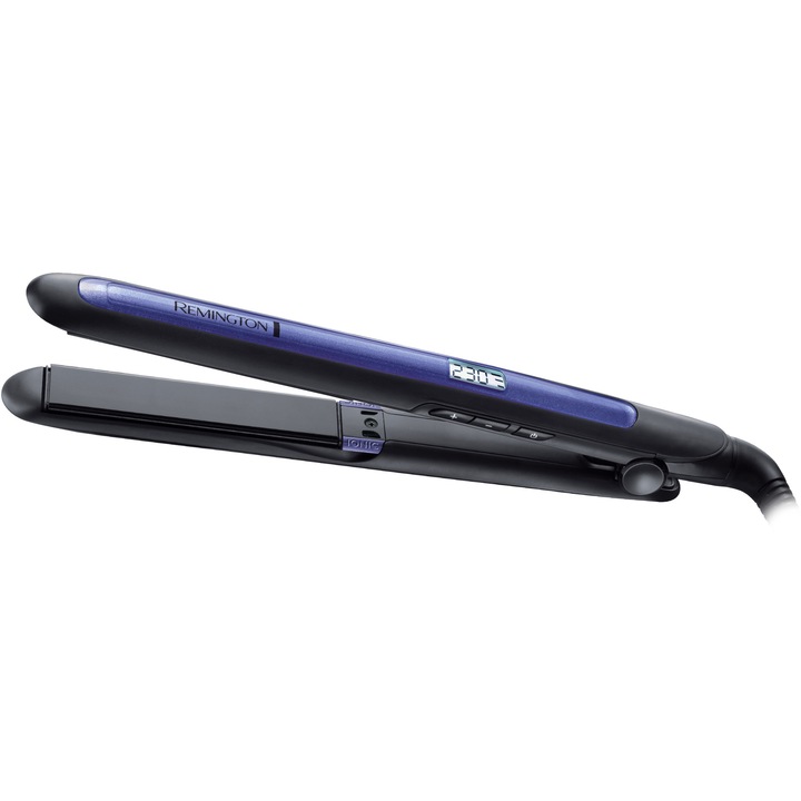 Placa de indreptat parul Remington S7710, 230 grade, Functie Ionica, Mov