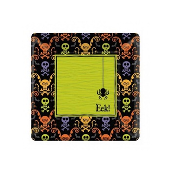 Platouri Chills and Thrilles Halloween, Amscan, 8 buc Platouri Chills and Thrilles Halloween, Amscan, 8 buc