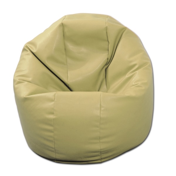 Fotoliu (Mic) Relaxo - Crem (piele eco) umplut cu perle polistiren (beanbag marca Pufrelax) Fabricat in Romania