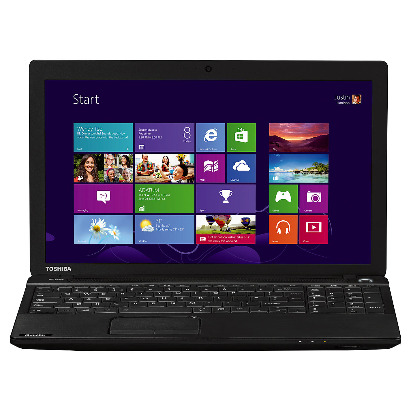 Laptop Toshiba Satellite C50-B-14H cu procesor Intel® Celeron