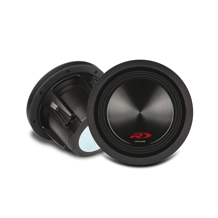 Difuzor subwoofer Alpine SWR-8D4 cu doua bobine de 4 ohmi si dimensiunea de 200 mm