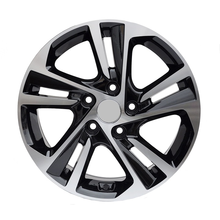 Set 4 jante aliaj PDW, 5473/5210, 15x6 inch, 4x100, ET40, MB - lustruit + negru