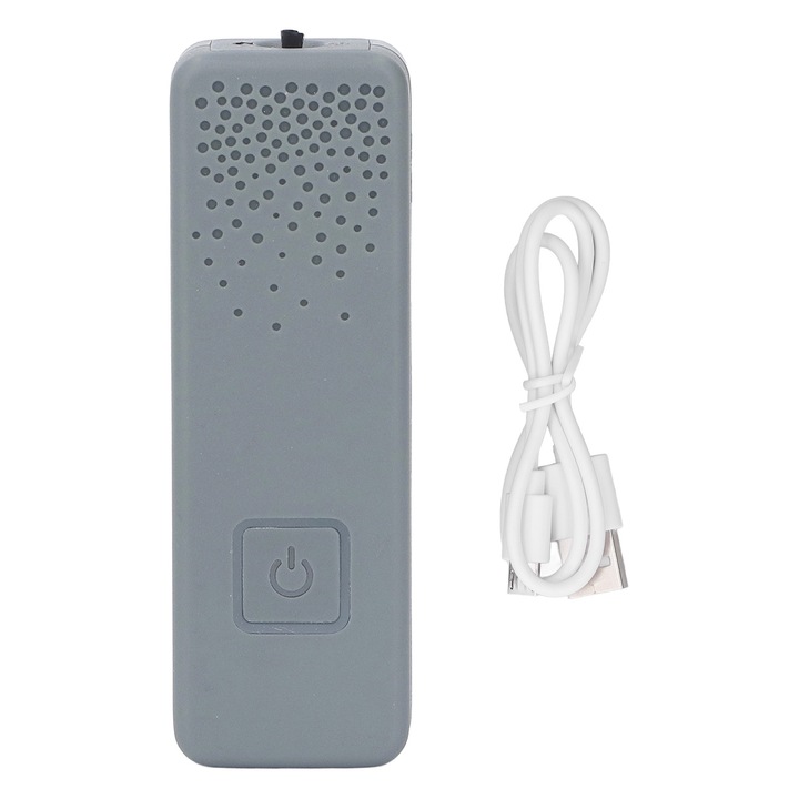 Purificator de aer Jormftte, alb, dimensiuni 16x6.5cm, cu 2 porturi USB, pentru autoturisme si birou