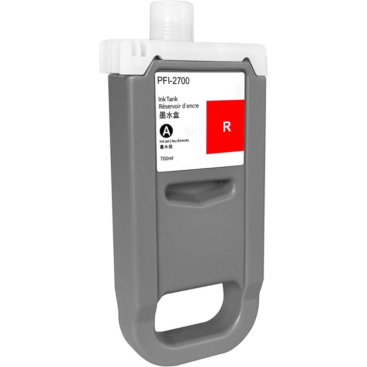 Tintapatron PFI2700 RED 700 ml, 20000 oldal Kompatibilis Canon imagePROGRAF GP-2000 Canon imagePROGRAF GP-4000 Canon IPF GP-2000 Canon IPF GP-4000