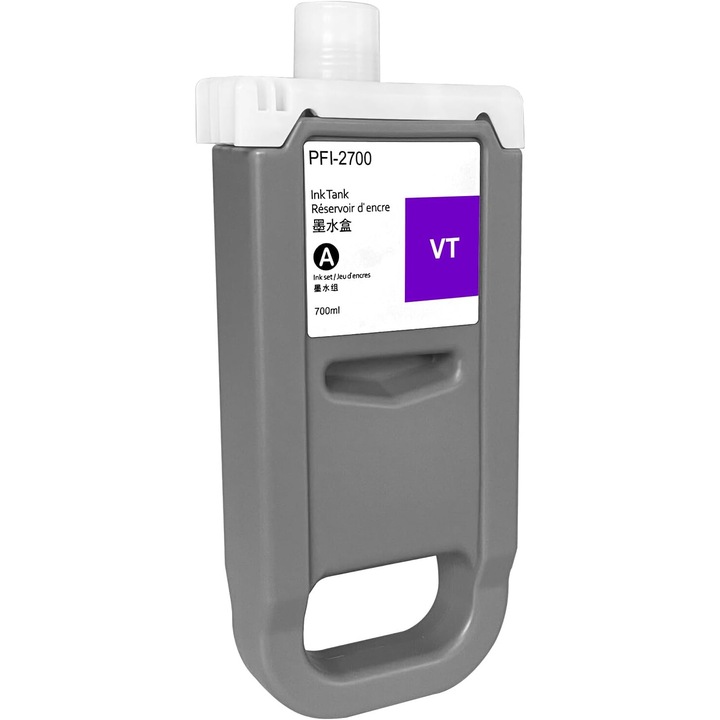 Tintapatron PFI2700 lila 700 ml, 20000 oldal Kompatibilis Canon imagePROGRAF GP-2000 Canon imagePROGRAF GP-4000 Canon IPF GP-2000 Canon IPF GP-4000
