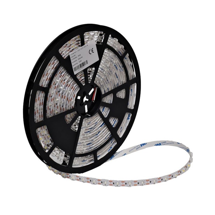 Led лента 2835 с лупа - 24V - 480Led - 220W, IP20 червена светлина, ролка/10 мл