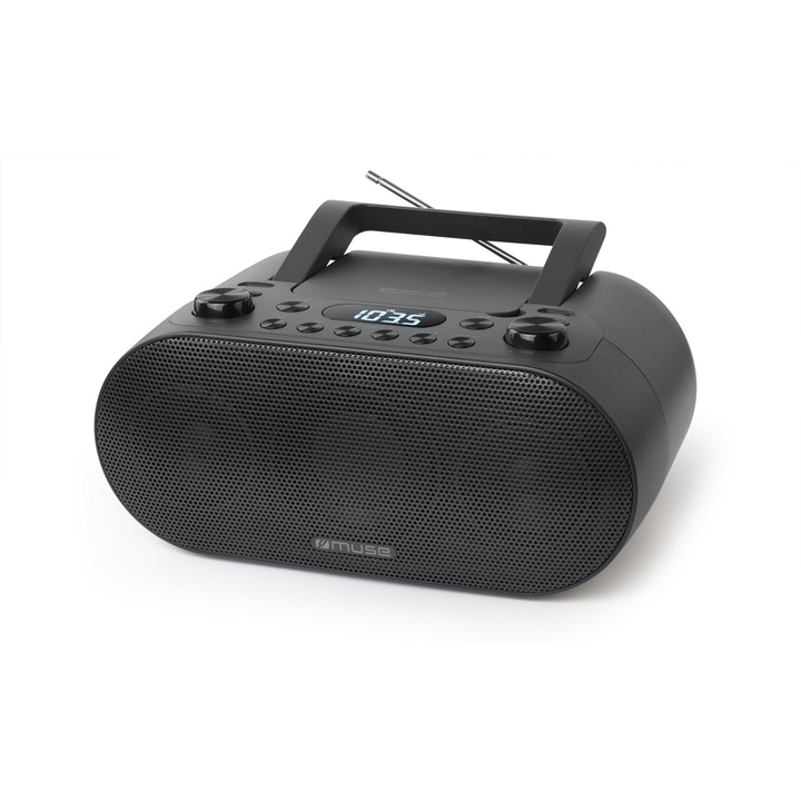 Muse hordozható rádió, M-35 BT, Bluetooth, USB, fekete