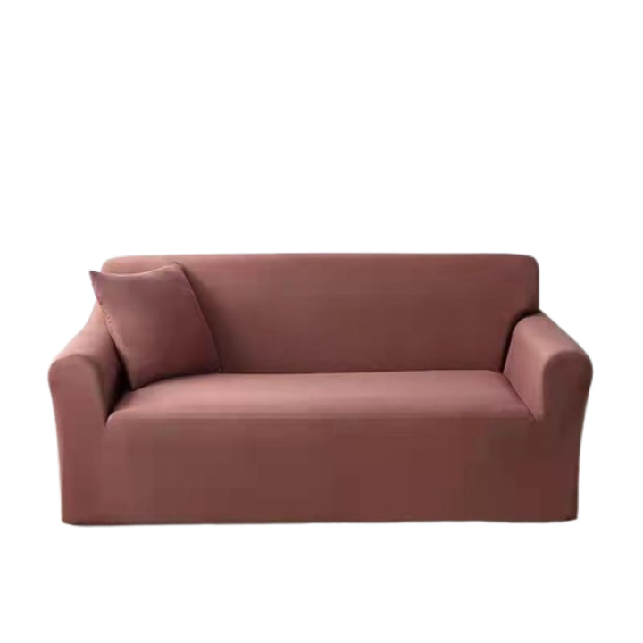 Husa elastica pentru canapea, Comfort Uni, Elastan, L-3 locuri, 185x230cm, Plamaniu