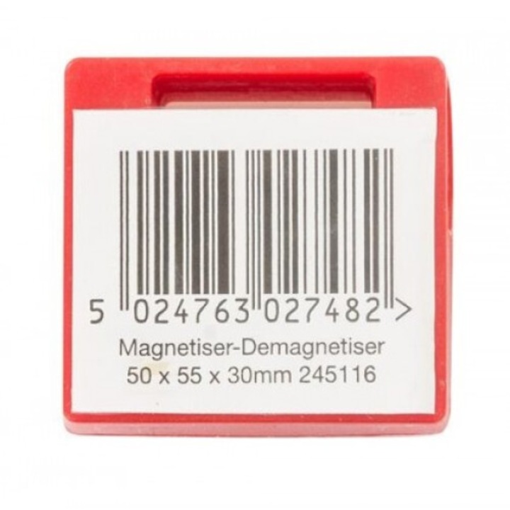 Mágneses - Demagnetizáló Silverline, 50x50x30mm, korrózióálló, kis méretű