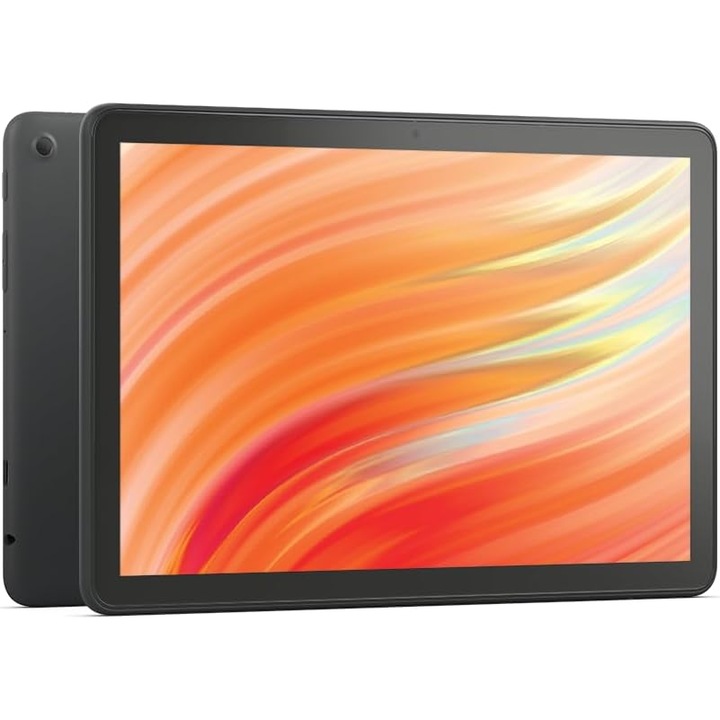 Tableta Amazon Fire HD 10 2023, Procesor ARM Cortex Octa-Core, Ecran 1080p 10.1", 3GB RAM, 32GB Flash, 5MP, Wi-Fi, Fire OS Negru